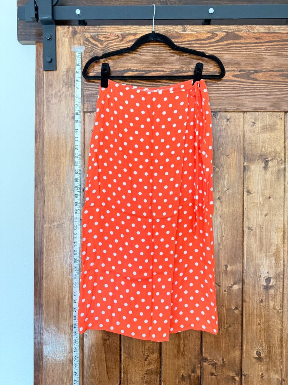 Reformation • Two Piece Set, Orange Polka Dot - Picture 4 of 16